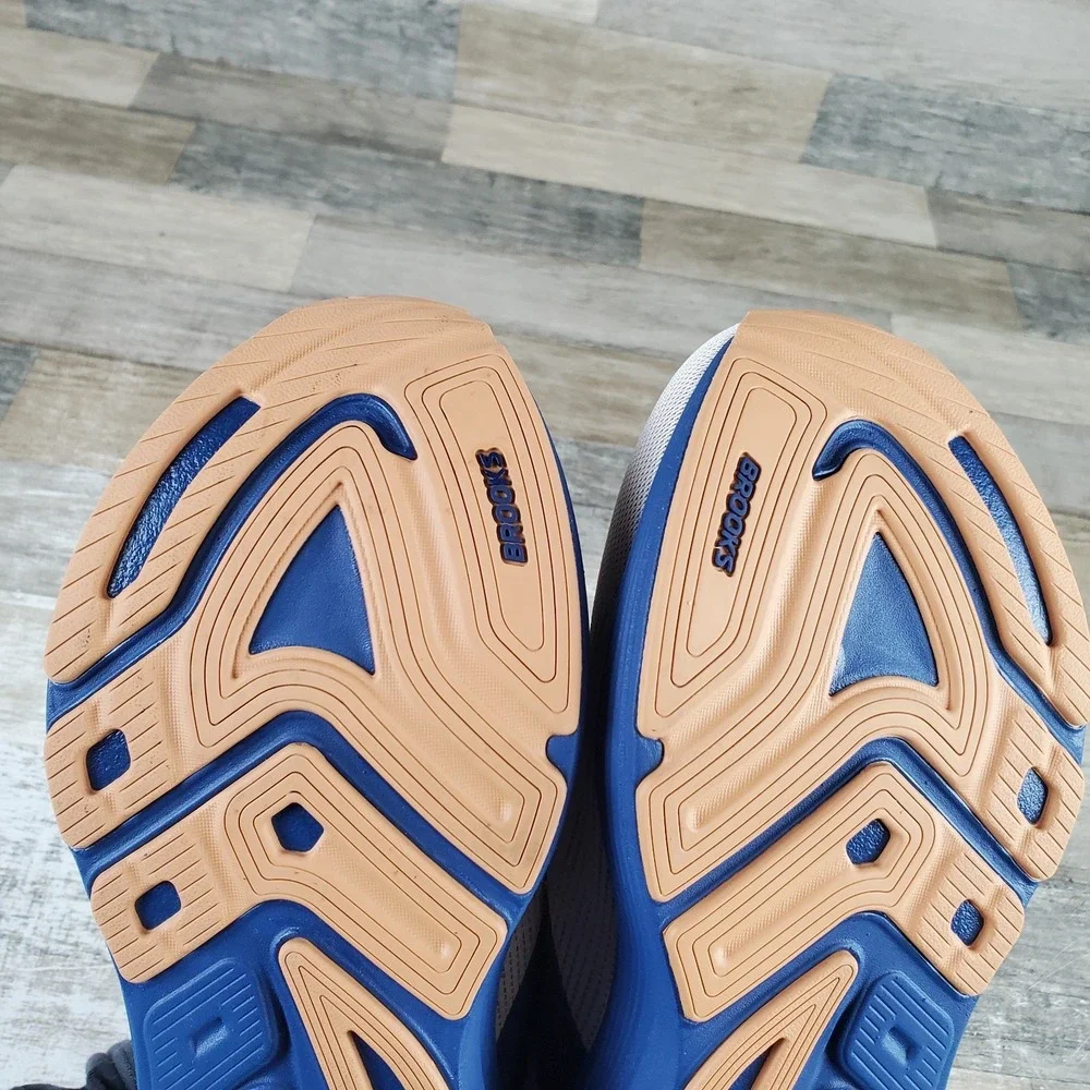 Brooks Revel 8 Mens Shoes Sz 10 D Moonbeam Blue Taffy Mesh Lace Up Sneakers